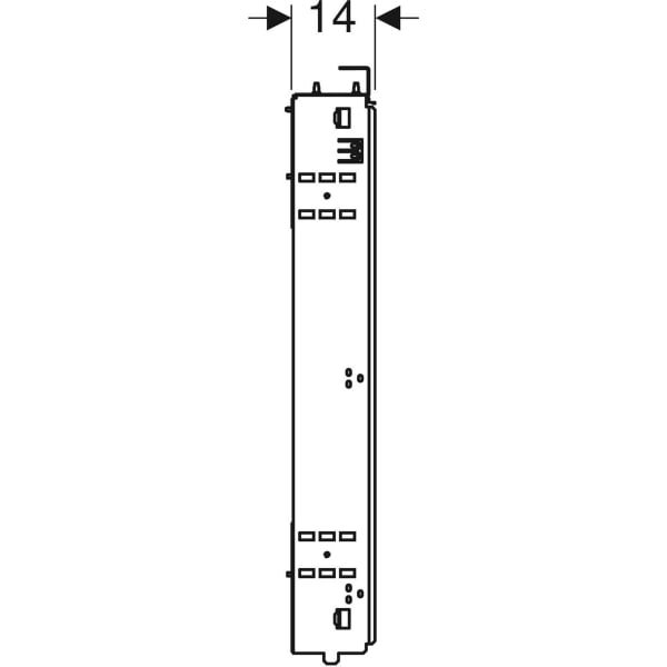 Geberit Duofix Installation Box For One Mirror Cabinet - Unbeatable Bathrooms