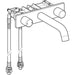 Geberit One Washbasin Tap, Wall-Mounted, Two-Handle Mixer, For Concealed Function Box - Unbeatable Bathrooms