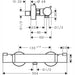 Hansgrohe Ecostat - Thermostatic Shower Mixer Comfort for Exposed Installation Hotel Quality - Unbeatable Bathrooms