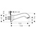 Hansgrohe Metris Classic - Bath Spout - Unbeatable Bathrooms