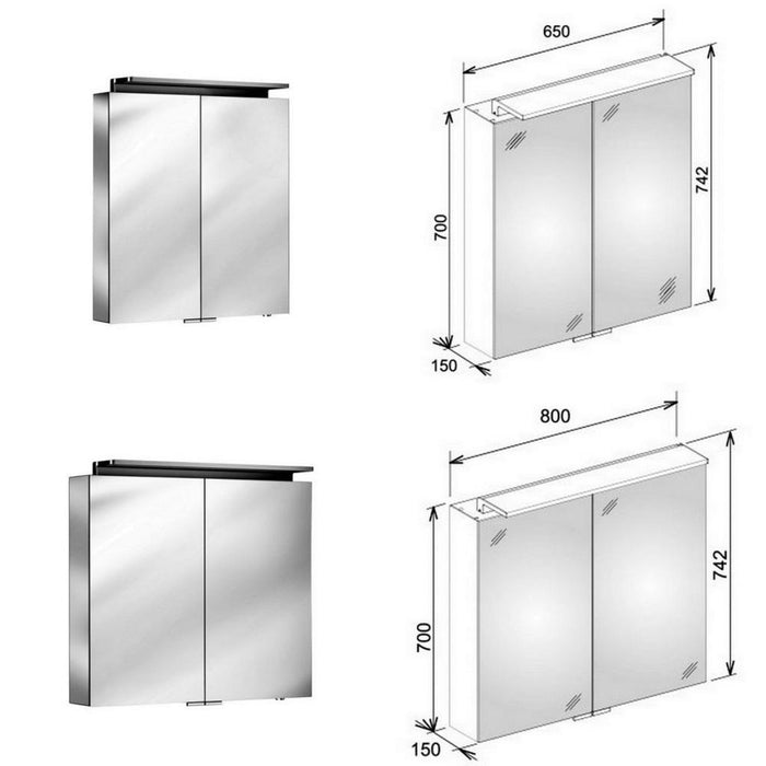 Keuco Royal L1 Mirror Cabinet - Unbeatable Bathrooms