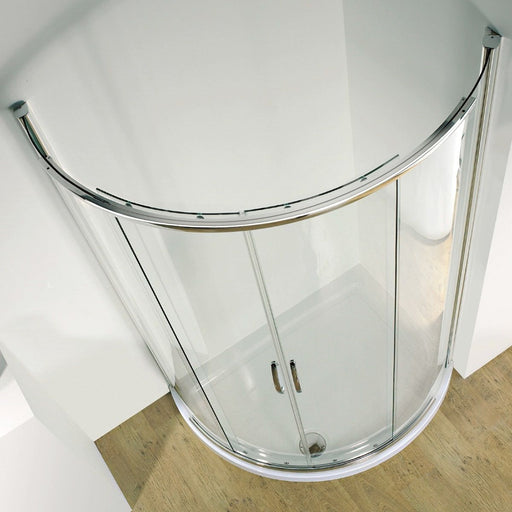 Kudos Original Offset Quadrant Shower Enclosure with 2 Sliding Doors - Unbeatable Bathrooms