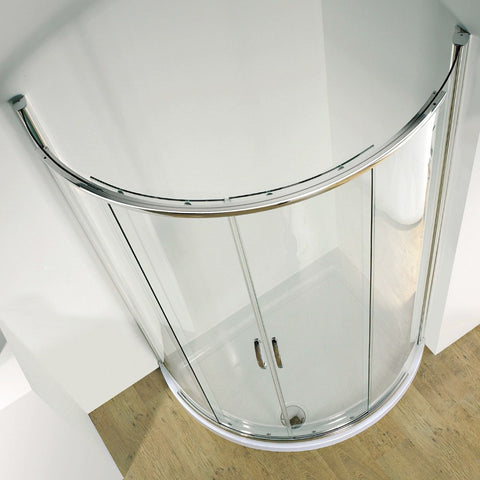 Kudos Original Offset Quadrant Shower Enclosure with 2 Sliding Doors - Unbeatable Bathrooms