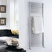 Essential Standard Curved Chrome Towel Warmer - Unbeatable Bathrooms