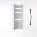 Essential Standard Curved Chrome Towel Warmer - Unbeatable Bathrooms