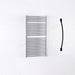 Essential Standard Curved Chrome Towel Warmer - Unbeatable Bathrooms