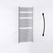 Essential Standard Curved Chrome Towel Warmer - Unbeatable Bathrooms