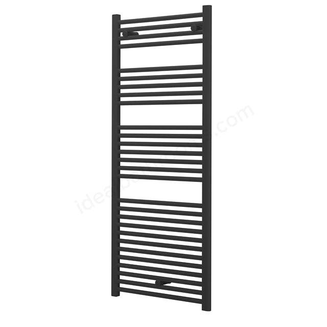 Essential Straight Anthracite Towel Warmer - Unbeatable Bathrooms