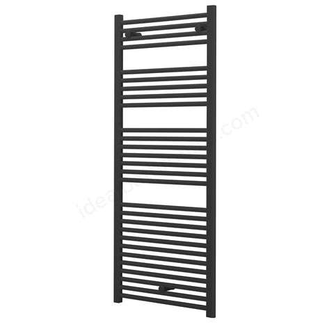 Essential Straight Anthracite Towel Warmer - Unbeatable Bathrooms