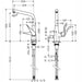 Hansgrohe Metris M71 - Single Lever Kitchen Mixer 320 with Shut-Off Valve for Additional Appliance, Single Spray Mode - Unbeatable Bathrooms