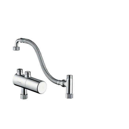 Hansgrohe Ecostat - Under Counter Inline Thermostat for Exposed Installation - Unbeatable Bathrooms