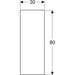 Geberit Mirrored Sliding Shower Door - Unbeatable Bathrooms