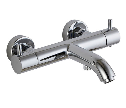 JTP Florence Thermostatic Bath And Shower Mixer Wall Mounted - Unbeatable Bathrooms