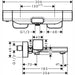 Hansgrohe Ecostat E - Bath Thermostat for Exposed Installation - Unbeatable Bathrooms