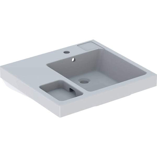 Geberit Bambini 600mm School Wall Hung Basin with Recessed Sponge Tray - 0 & 1TH - Unbeatable Bathrooms