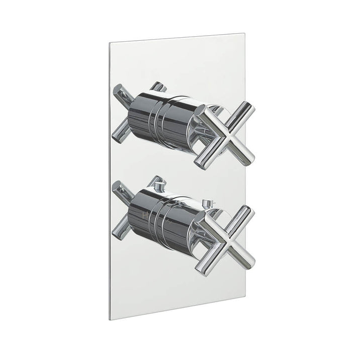 JTP Solex Thermostatic Concealed 2 Outlet 2 Controls Shower Valve - Unbeatable Bathrooms