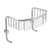 JTP Large Wall Shelf Basket with Hooks - Unbeatable Bathrooms