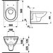 Laufen Pro Wall Hung Toilet (Pan Only) - Unbeatable Bathrooms