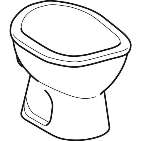 Geberit Bambini Floor-Standing Wc For Babies and Small Children, Washdown - Unbeatable Bathrooms