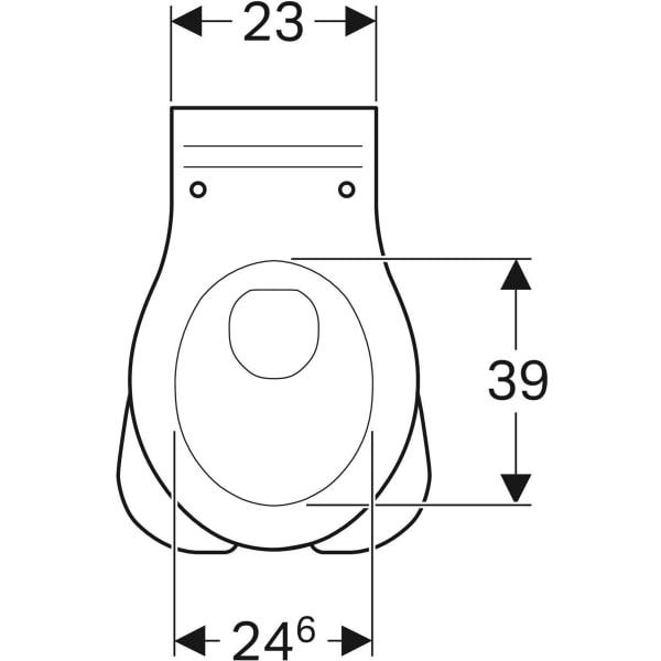 Geberit Bambini Floor-Standing Wc For Children - Unbeatable Bathrooms