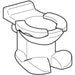 Geberit Bambini Floor-Standing Wc For Children - Unbeatable Bathrooms