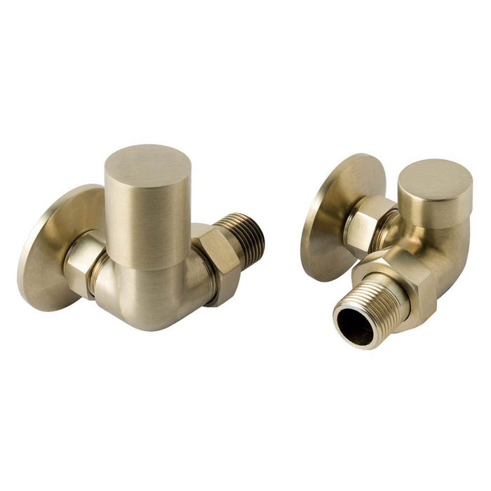 JTP VOS Corner Radiator Valves (Pair) - Unbeatable Bathrooms