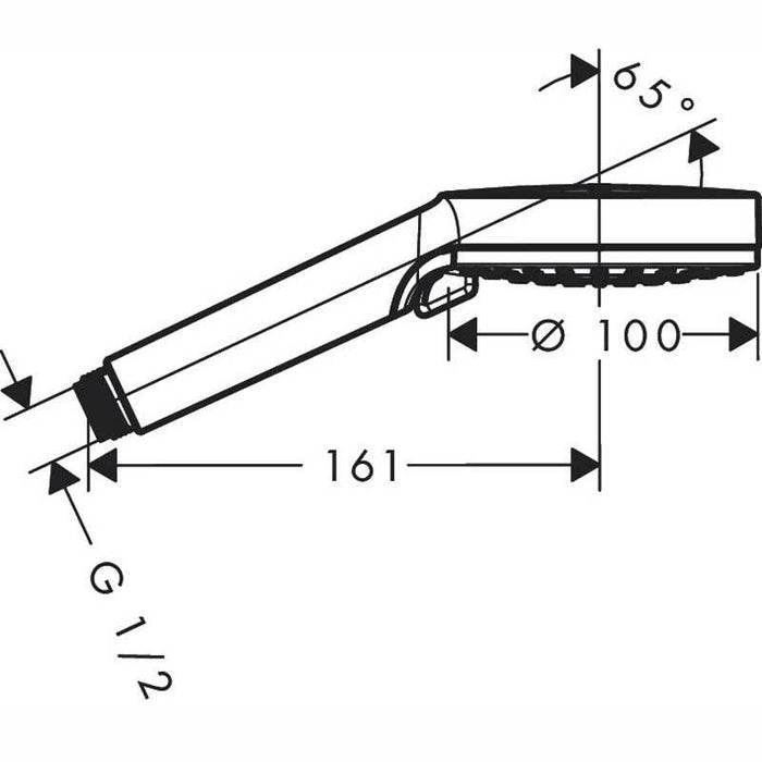 Hansgrohe Crometta - Hand Shower 100 Vario - Unbeatable Bathrooms