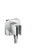 Hansgrohe Fixfit - Wall Outlet E with Shower Holder - Unbeatable Bathrooms