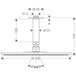 Hansgrohe Raindance S - Overhead Shower 300 1Jet Ecosmart 9 l/min with Ceiling Connector - Unbeatable Bathrooms
