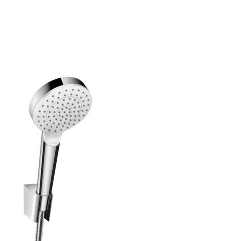Hansgrohe Crometta - Shower Holder Set 100 1Jet with Shower Hose - Unbeatable Bathrooms