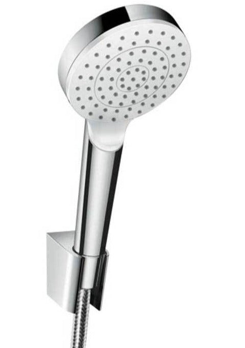 Hansgrohe Crometta Shower Holder Set 100 1Jet with Shower Hose 125cm - Unbeatable Bathrooms