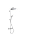 Hansgrohe Croma Select S - Showerpipe 280 1Jet Ecosmart 9 l/min with Thermostatic Shower Mixer - Unbeatable Bathrooms
