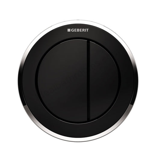 Geberit Type 10 Black Dual Flush Button - Pneumatic - Unbeatable Bathrooms