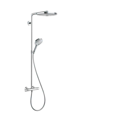 Hansgrohe Raindance Select S - Showerpipe 300 2Jet with Thermostatic Shower Mixer - Unbeatable Bathrooms