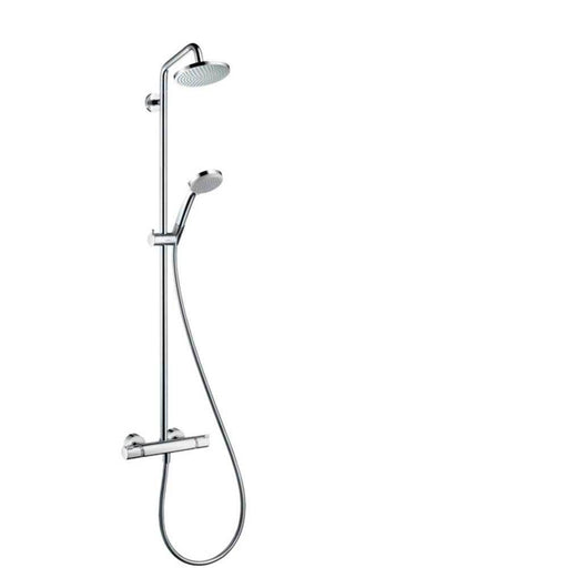 Hansgrohe Croma - Showerpipe 160 1Jet with Thermostatic Shower Mixer - Unbeatable Bathrooms
