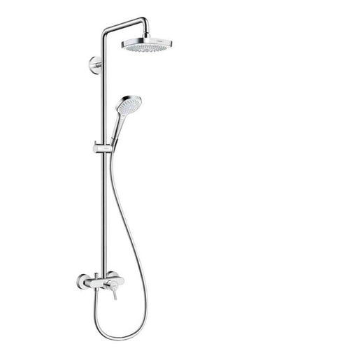 Hansgrohe Croma Select E - Showerpipe 180 2Jet with Manual Shower Mixer - Unbeatable Bathrooms