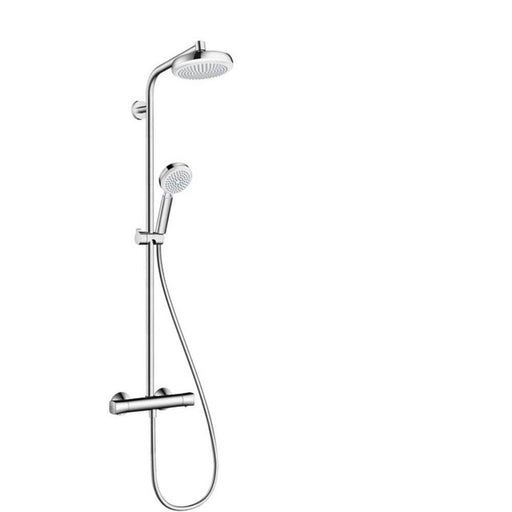 Hansgrohe Crometta - Showerpipe 160 1Jet with Thermostatic Shower Mixer - Unbeatable Bathrooms