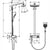 Hansgrohe Raindance Select E - Showerpipe 300 2Jet Ecosmart 9 l/min with Showertablet Select 300 - Unbeatable Bathrooms
