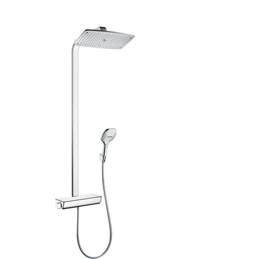 Hansgrohe Raindance E - Showerpipe 360 1Jet Ecosmart 9 l/min with Thermostatic Shower Mixer - Unbeatable Bathrooms
