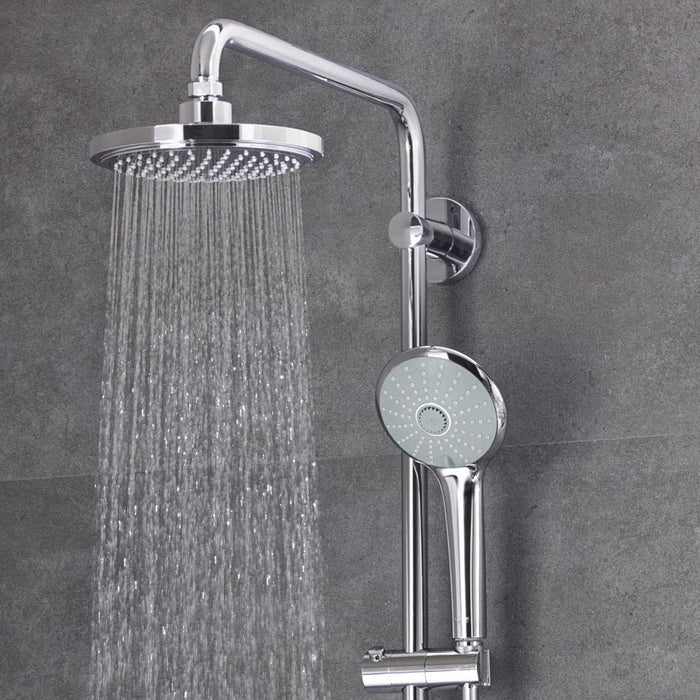 Grohe Euphoria 180 Thermostatic Shower System - Chrome - 27296001 - Unbeatable Bathrooms