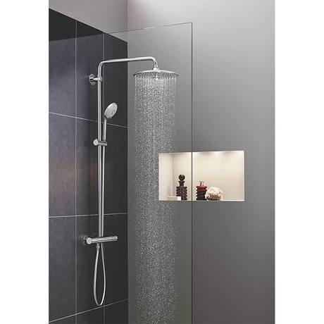 Grohe Euphoria 260 Thermostatic Shower System In Chrome - 27296002 - Unbeatable Bathrooms