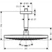 Hansgrohe Raindance Select S - Overhead Shower 300 2Jet with Ceiling Connector - Unbeatable Bathrooms