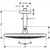 Hansgrohe Raindance Select S - Overhead Shower 300 2Jet with Ceiling Connector - Unbeatable Bathrooms