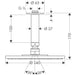 Hansgrohe Raindance S - Overhead Shower 240 1Jet with Ceiling Connector - Unbeatable Bathrooms