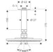 Hansgrohe Raindance S - Overhead Shower 180 1Jet Rainair with Ceiling Connector - Unbeatable Bathrooms
