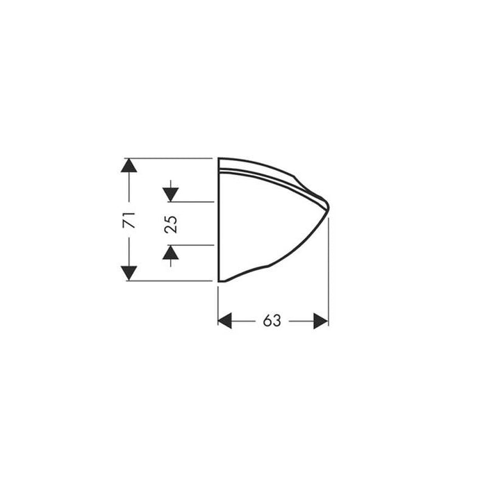 Hansgrohe Shower Holder Porter C - Unbeatable Bathrooms