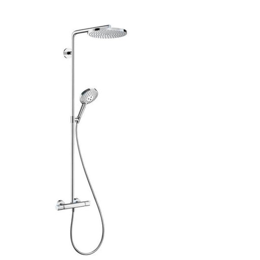 Hansgrohe Raindance Select S - Showerpipe 240 1Jet Powderrain with Thermostatic Shower Mixer - Unbeatable Bathrooms