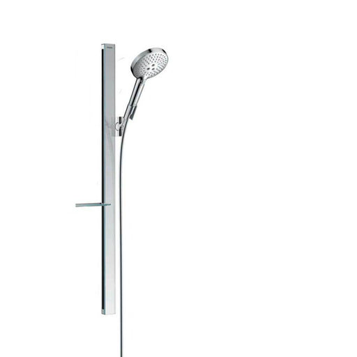 Hansgrohe Raindance Select S - Shower Set 120 3Jet with Unica'E Shower Rail 90cm and Soap Dish - Unbeatable Bathrooms