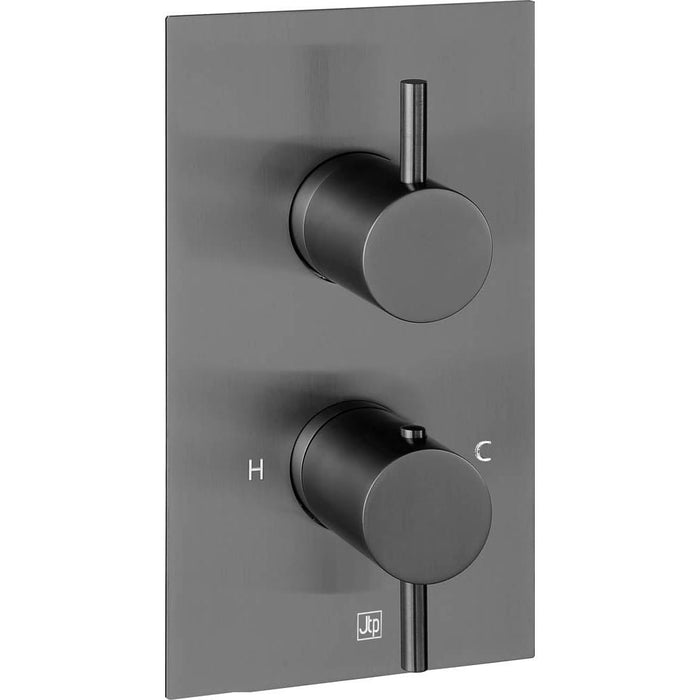 JTP VOS Thermostatic Concealed 2 Outlet Shower Valve - Unbeatable Bathrooms