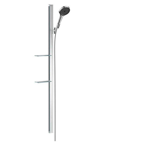 Hansgrohe Rainfinity - Shower Set 130 3Jet Ecosmart 9 l/min with Shower Bar and Soap Dishes - Unbeatable Bathrooms